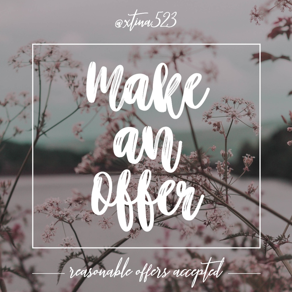 MAKE AN OFFER | reasonable offers accepted